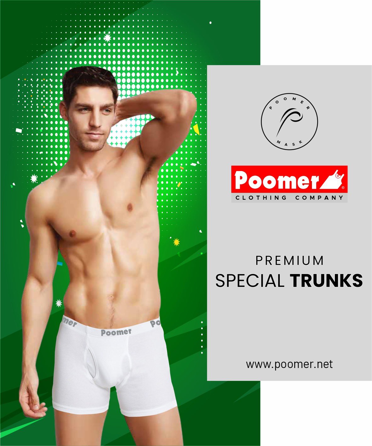 Poomer on X: Always special in comfort. Poomer Special Trunks.   #Poomer #PoomerMen #Innerwear #PoomerTrunks # innerwear  / X