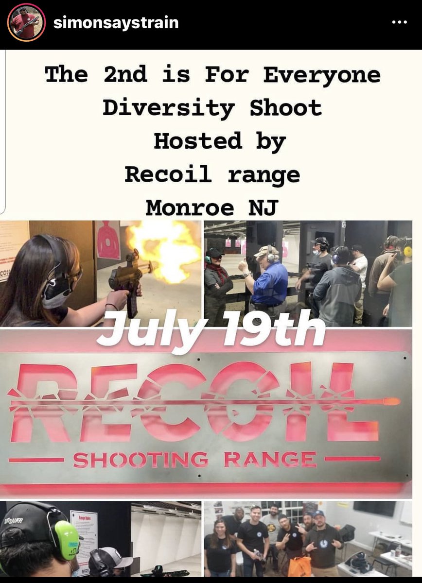 PincusRob's tweet photo. For the NJ Crowd, this is the same range I’ll be teaching at next month…. Check it out and support @2nd4Everyone next Monday.
@SavageArms @NJ2AS @cnjfo #diversityshoot #2A4E https://t.co/ZHmo8WAdUW