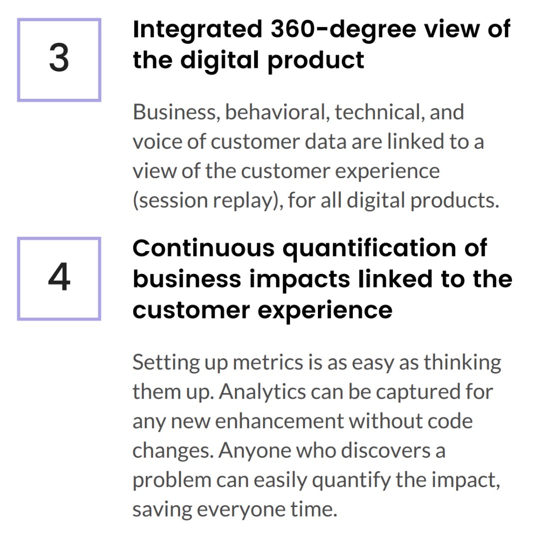 quantummetric's tweet photo. How can you deliver great products and achieve cross-team alignment and customer empathy at scale? Here are the eight practices of #ContinuousProductDesign to help you get started. https://t.co/oH685GErXa