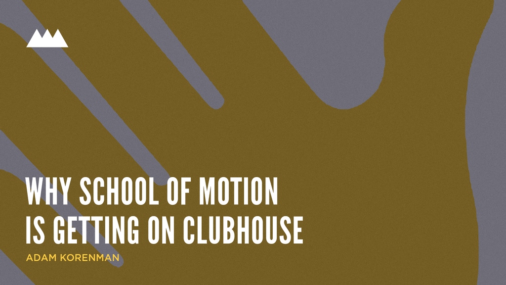 We just joined Clubhouse and we think you should too! If you joined our first room last week you heard from Designer &amp; Animator, @dougalberts3! Here's a recap of our chat + everything you need to know about this platform so you can join our upcoming events!l8r.it/fUYU
