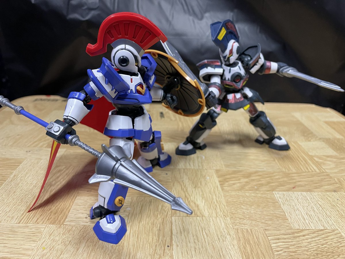 LBXアキレスディード(瀬名アラタカラー)完成しました！ 足関節と足を