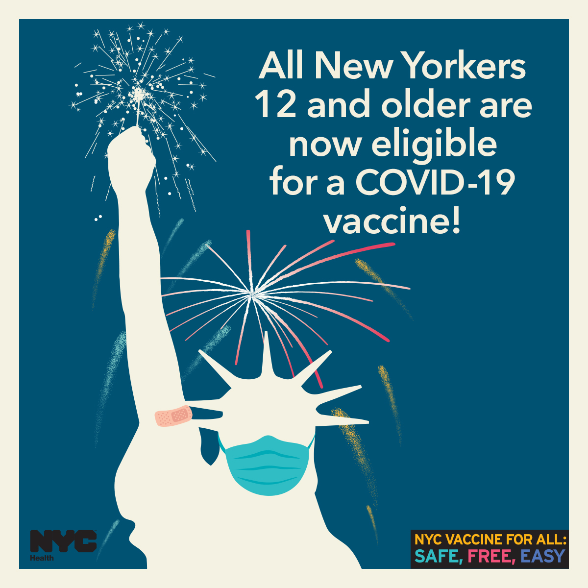 The #Pfizer vaccine is now available for anyone 12 years old and older! Now even more New Yorkers can get a lifesaving #COVID19 vaccine. Learn more about the vaccine and find a location near you today: ow.ly/qYSY102PSdO