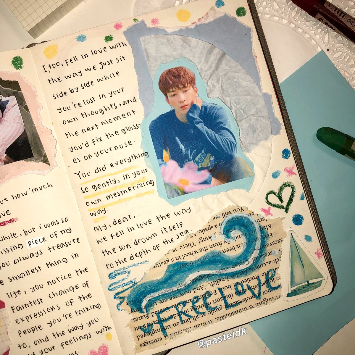 pasteIdk's tweet photo. we fell in love the way the sun drown itself to the depth of the sea. 

#여름의태양으로_불을지필_원우생일
#WONderfulWONWOODay https://t.co/glczCpsyiJ