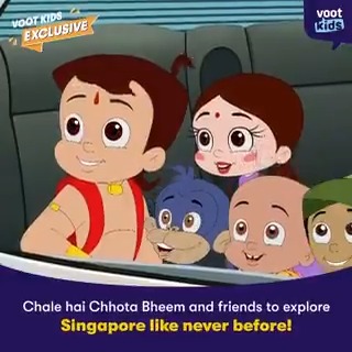 Uživatel Voot Kids na Twitteru: „Join Chhota Bheem and his friends as they  take you on a virtual vacation to explore #Singapore! 🤩 Let #ChhotaBheem  put a smile on your face with
