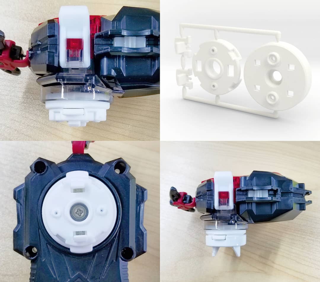 wuboAF's tweet photo. Spin multiple generations of Beyblade with a single launcher! 

GT-51 X-Gen Launcher Upgrade: DB/SK Base makes Superking and DB launchers compatible with MFB's system of detachable launcher prongs.

Large &amp; Small Options available here: https://t.co/gQ70GlOr4t https://t.co/Ga8uWpaa0E