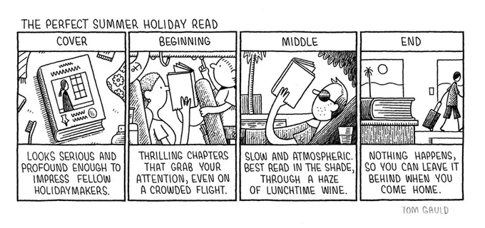 'The Perfect Summer Holiday Read'

(one of the drawings available here: https://t.co/o7uHtMybsM) 