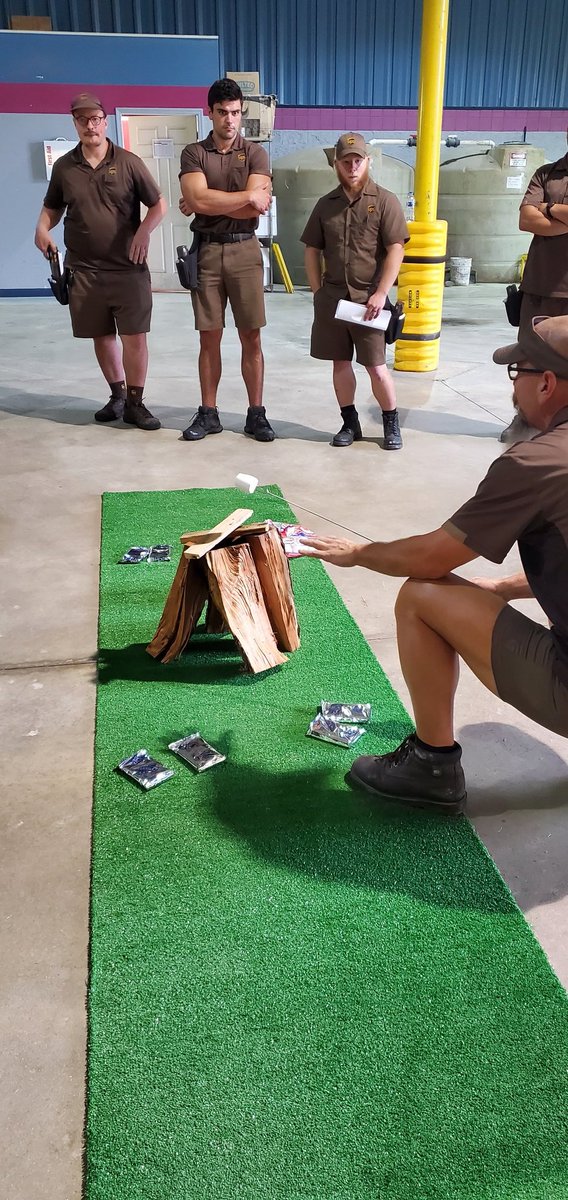 GLNESafe's tweet image. "Rookie Campfire Close Calls" in the Howell Center this morning. Sharing is caring!!