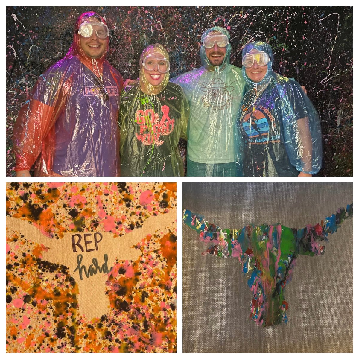 RMS Admin Team getting “Pinspired” for the new school year.  #REPhard ⁦<a href="/DPYoung_edu/">Daniel Young</a>⁩ ⁦@sblackshear_RMS⁩ ⁦@MsHindberg⁩ ⁦<a href="/HumbleISD_RMS/">Riverwood MS</a>⁩