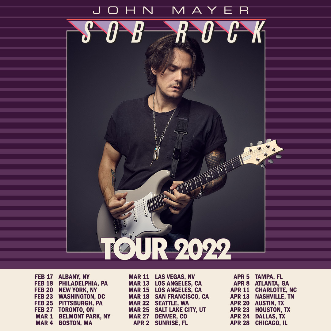 Introducing Sob Rock Tour ‘22.  Sign up for presale access now at johnmayer.com