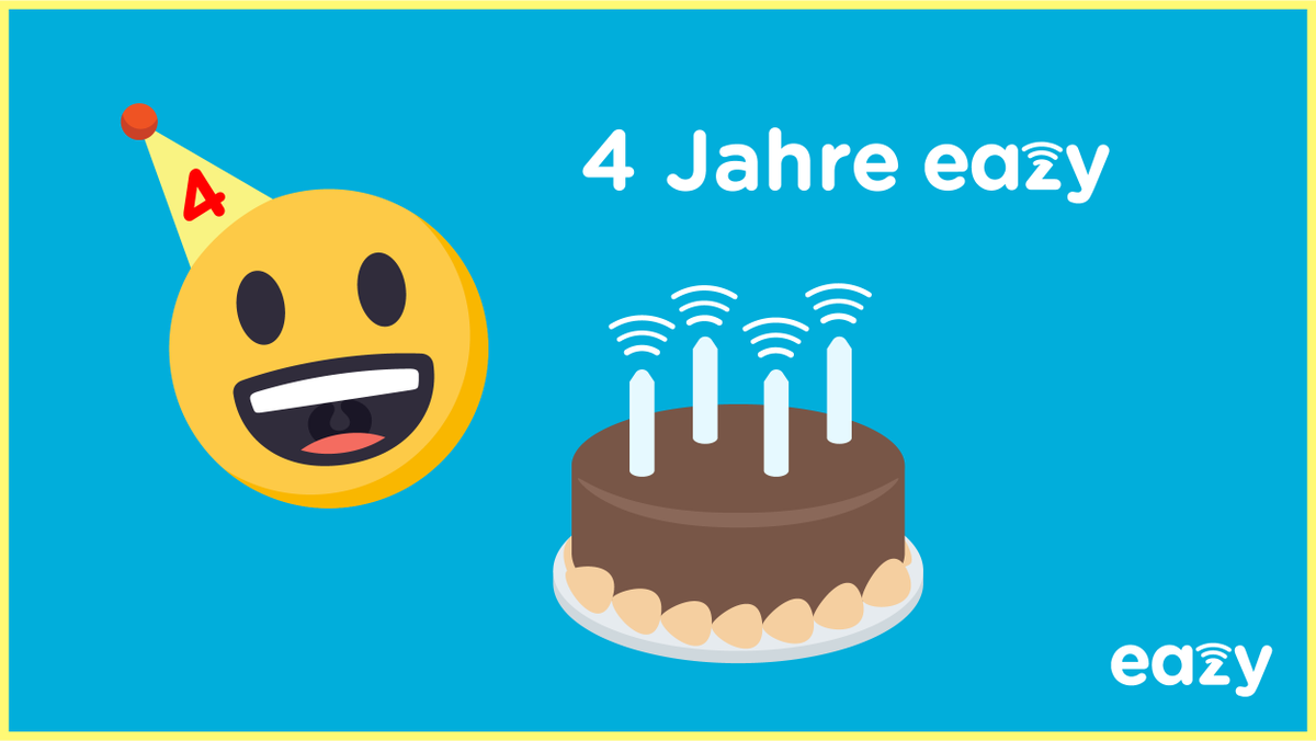 Einfache Auswahl, ehrliche Preise und gutes Internet. Ein großes Danke an alle Kunden &amp; Partner für die letzten 4 Jahre! 
Weiter geht'z, mach's einfach... 😉

#machseinfach #eazy #internet #dsl #kabelinternet
