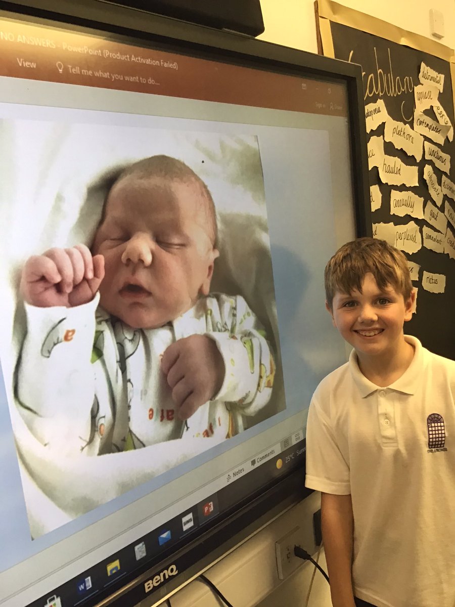 ArchesSchool's tweet photo. Baby photos in Year 6 today! #notchanged #lastday https://t.co/cFkrXmV4nb