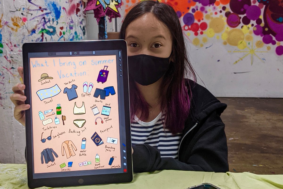 CWASDumbo's tweet image. Booking NOW for August   #SummerArtClasses
Beginner Procreate Art For Teens
#Procreateartclass #artstudio

Sign up
creativelywildartstudio.com/teen-summer-cl…

#computerartclass #teenartclasses #brooklynartclasses