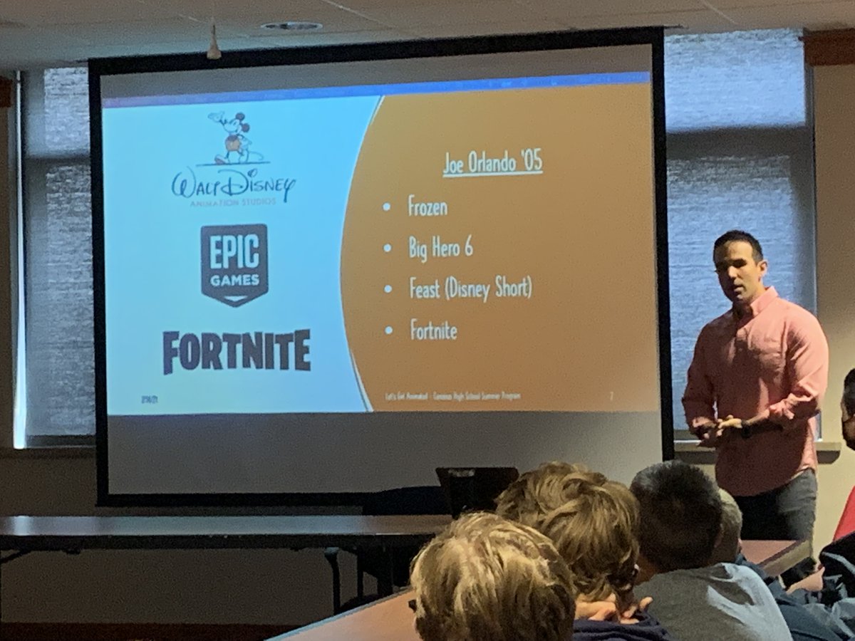 CanisiusHS's tweet photo. Participants in the Canisius Video Game Design and Animation Workshop had to chance to interact and learn from a special guest this week. Joe Orlando ‘05 is a producer at Epic Games.
#CHSsummer #CHSalum https://t.co/bxPWlayFVY