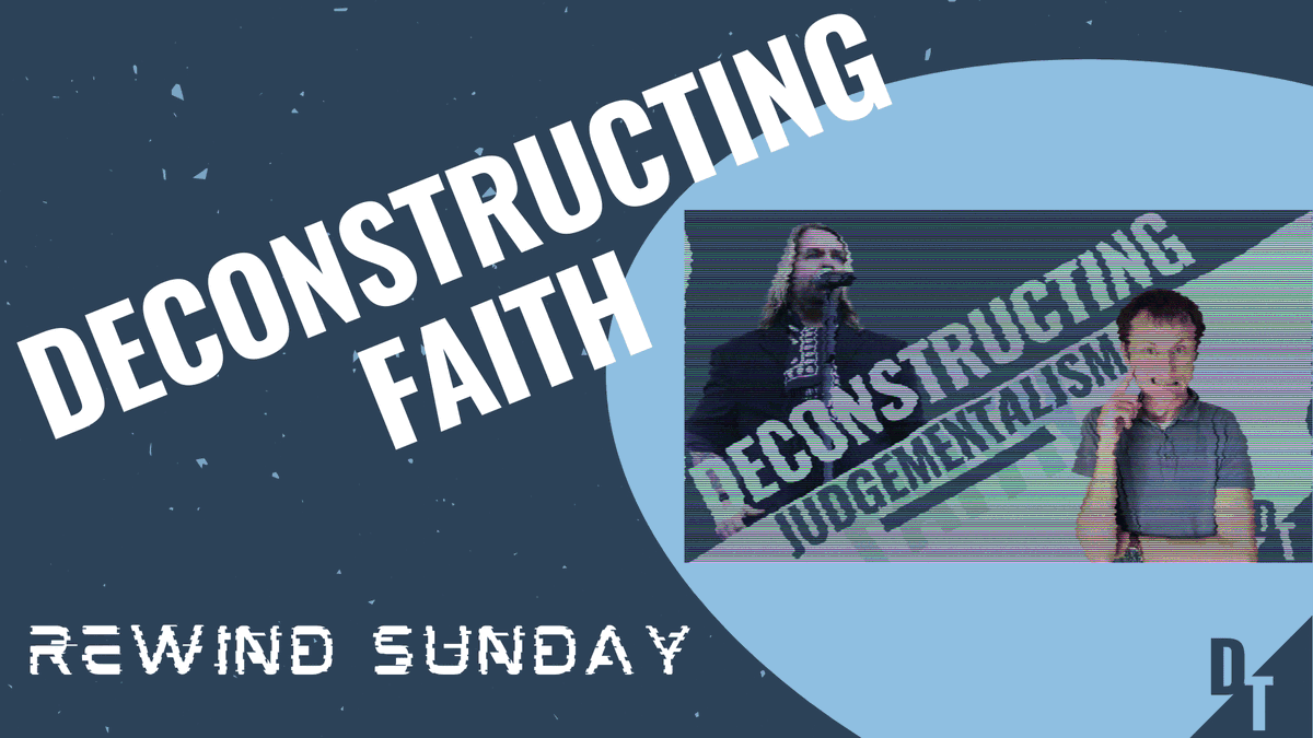 deeper_things's tweet photo. In this blast from the past, I explore how Christians might be able to use "deconstruction" as a time to return to the fundamentals of the faith; laying down moralistic judgement for intentional grace.

https://t.co/x4frLPg0iJ https://t.co/Ow4zpbpZPS