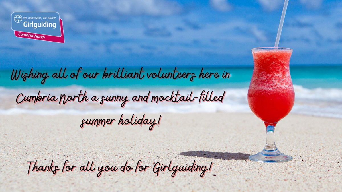 Thank you to all of our fabulous volunteers for making guiding happen here in Cumbria North over the last few months. Hope you all have a fabulous few weeks off and recharge your batteries ready for the new term in September!
#SchoolsOut #schoolsoutforsummer #endofterm #cumbria
