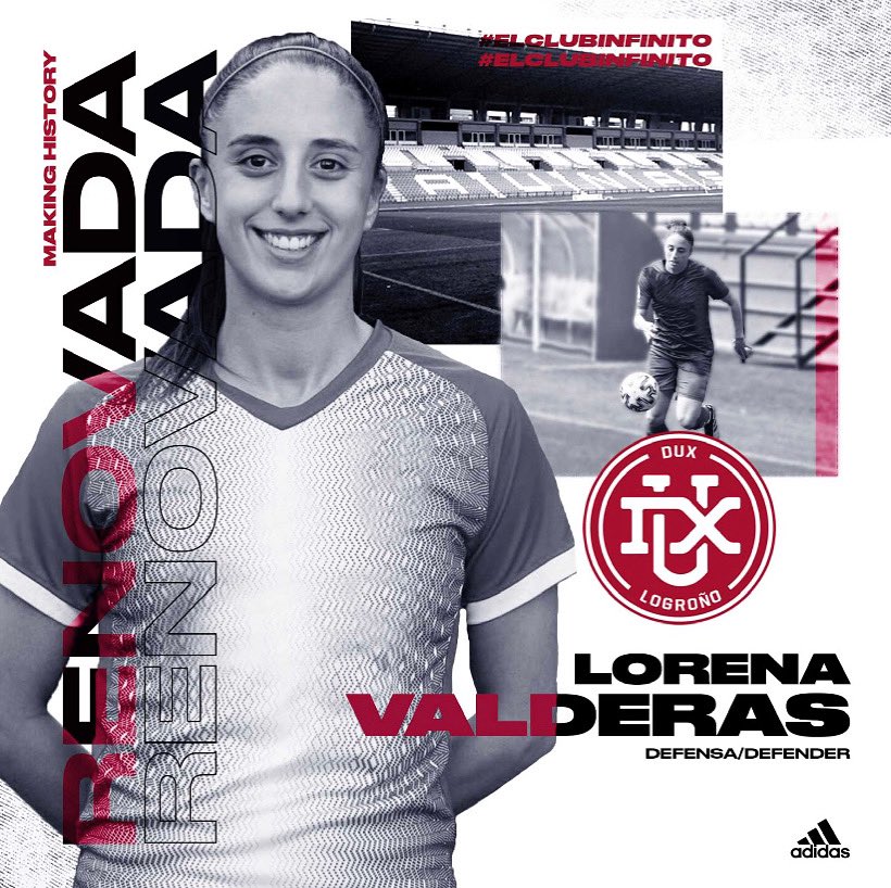 ¡ <a href="/lorenavalderas/">Lorena Valderas</a> renueva con el #DUXLogroño !
.
Una todoterreno para la Vinotinto, la jugadora vasca será una de las capitanas en la temporada 2021-22
.
#GoDUX | #Volveremos