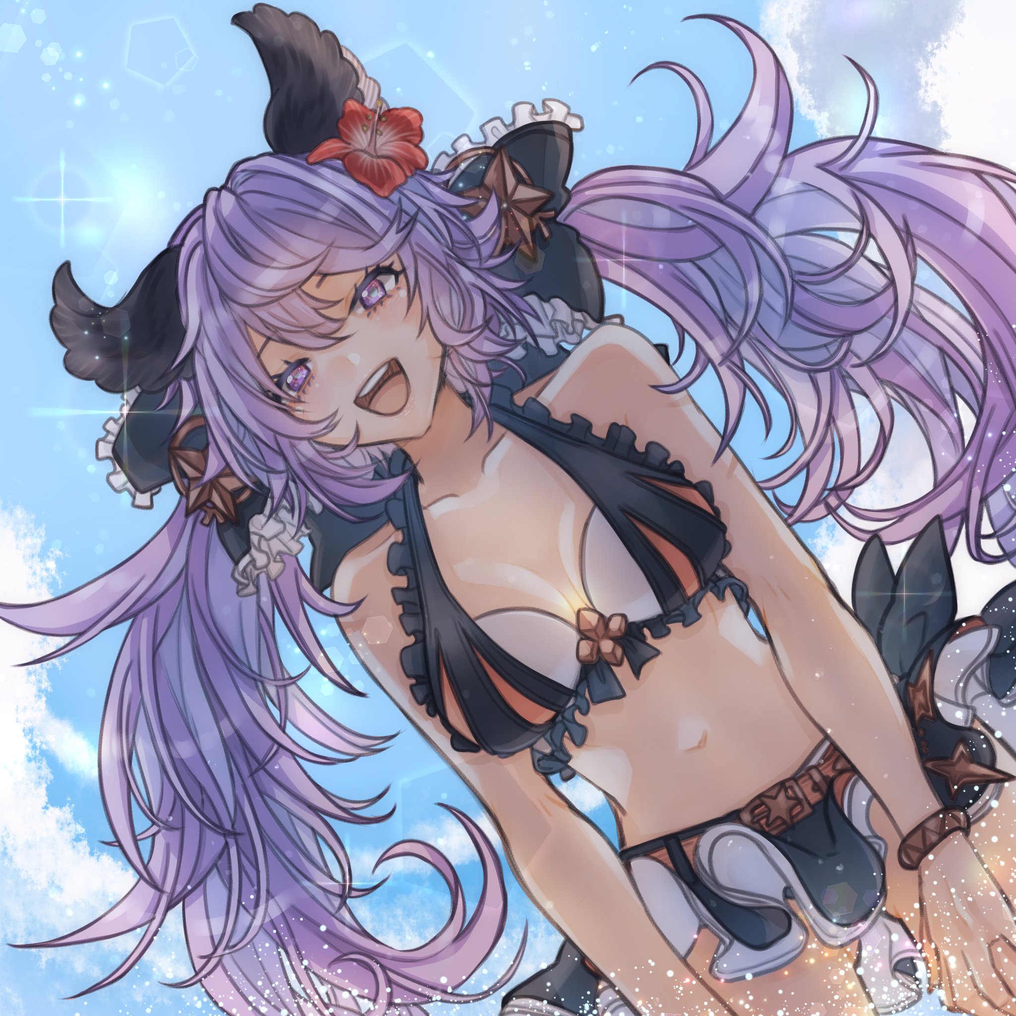 第一級フラグ建築士🐾 on X: 水着サテュロス 水着じくふりさんへのよくを抑えるために写経したけど、サテュロスちゃんの髪の毛はマジで写経でした  t.co7AvFPgweDW  X