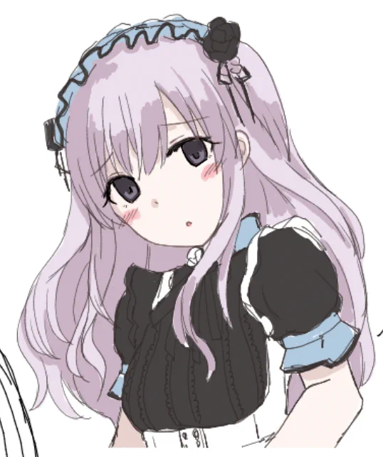 ヒグマ撫でまくりながら描いた霧子 