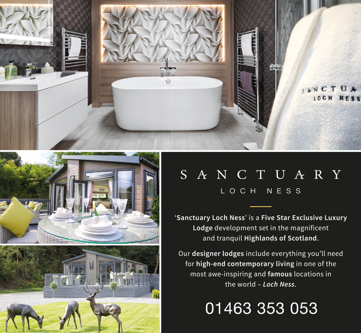 <a href="/Lodgeslochness/">Sanctuary Loch Ness</a> is your exclusive 5-star staycation retreat. Discover your Sanctuary — either as an escape for you and your family or as a holiday rental investment opportunity. 
🌊 sanctuarylochness.uk
#sanctuarylochness #inverness #scottishhighlands #propertyinvestment