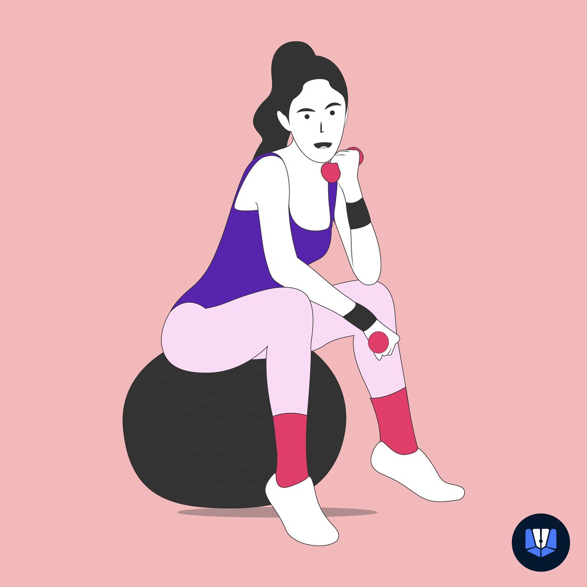Valuently's tweet photo. Woman training in gym 🏋️‍♀️
illustrator @realkumar97 
#illustrations #illustration_daily #illustrationnow #illustrationoftheday #illustrate #illustration_best #illustrationwork #illustrationaday #illustrationart #illustrationdaily #illustration #illustrationartists #illustrator https://t.co/tweoOnnGwy