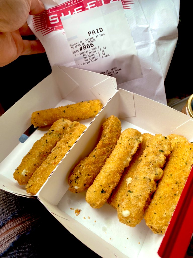Steve Pompeii Jr. on Twitter "6 Mac n cheese bites and 3 mozzarella