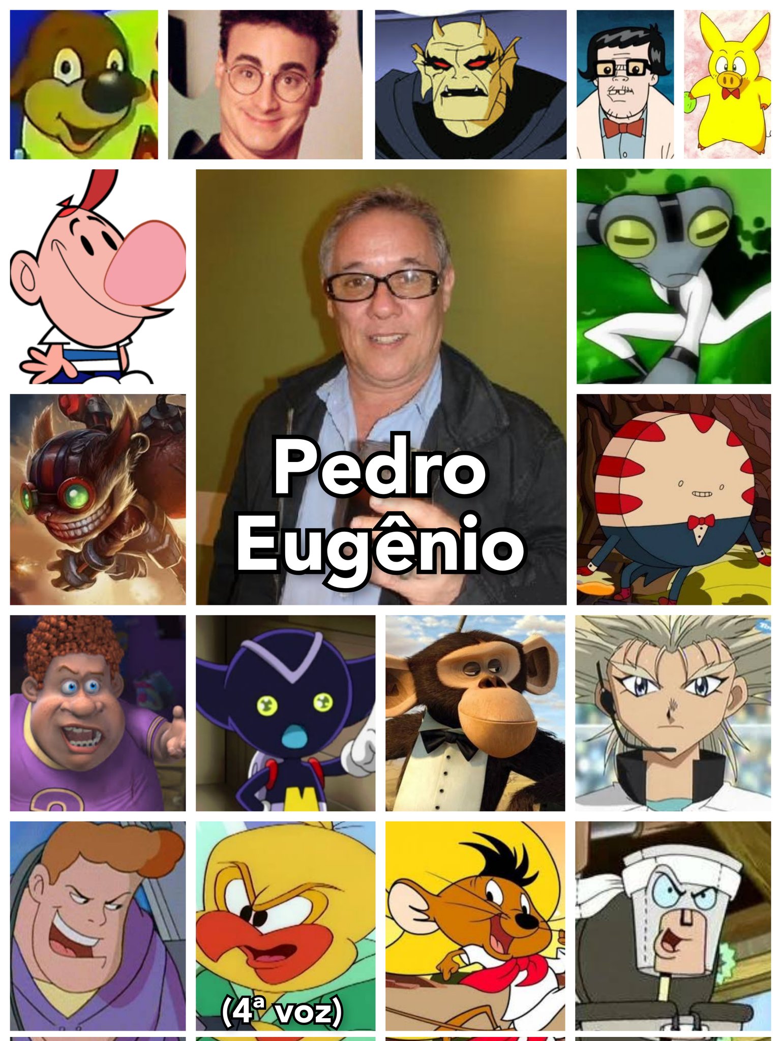 Personagens Com os Mesmos Dubladores! on X: A dublagem brasileira é  incrível simplesmente por nos proporcionar isso O dublador brasileiro do  Chowder é o mesmo que vai dublar o Senpai de Nagatoro