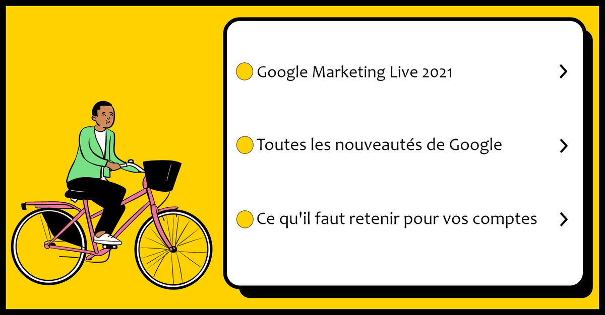 klh_agency's tweet photo. 🗓️🎥 Vous avez raté le Google Marketing live ? 🎥🗓️
Aucun souci, on vous offre une session de rattrapage.
Dans cet article, on vous résume les grandes annonces 📰 et nouveautés à retenir 💡 de cet événement qui a eu lieu le 27 mai 2021.
👇🏾👇🏻👇
https://t.co/6eBl6xOVHM https://t.co/iwncsIGJFY