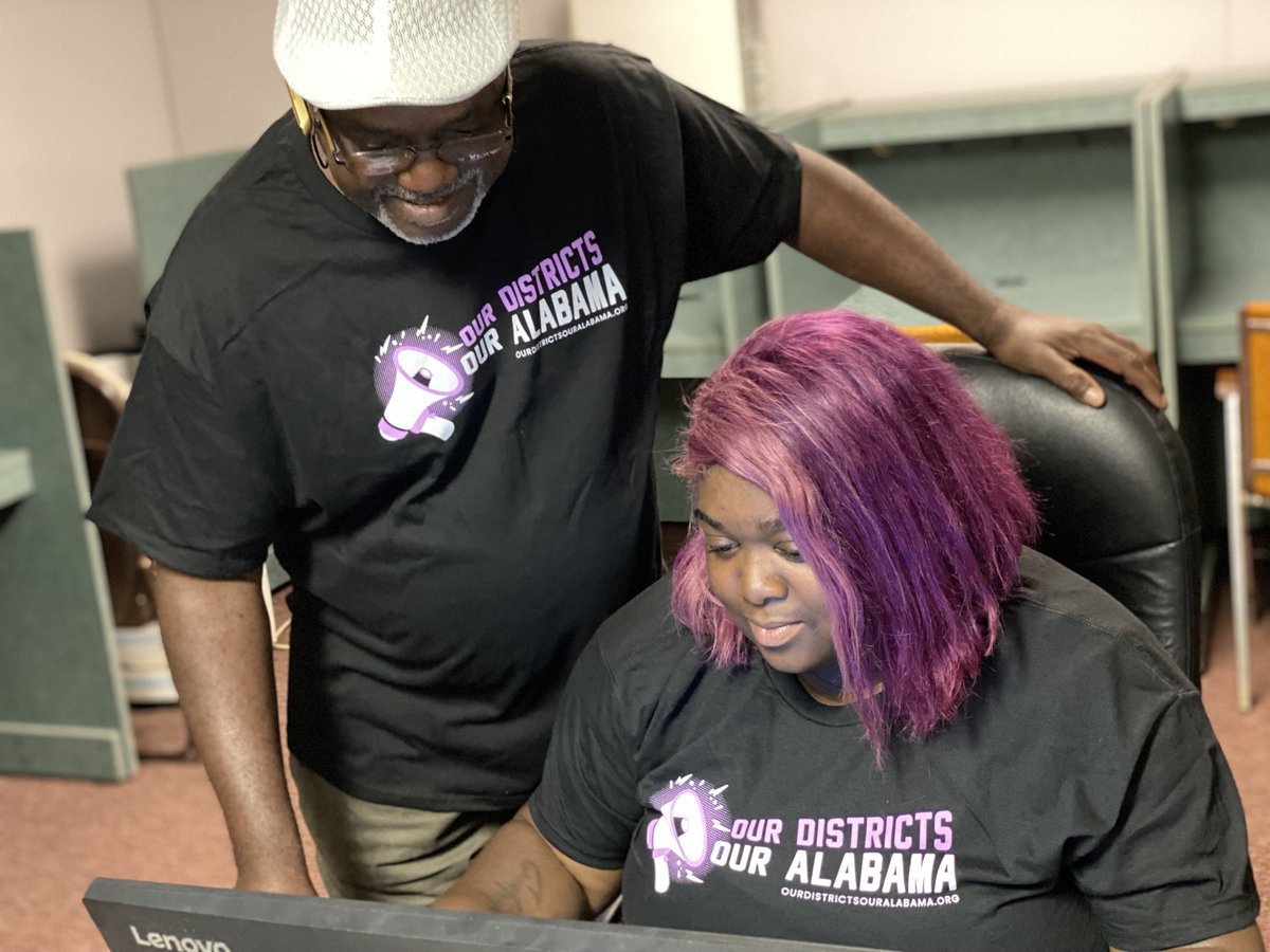 AlabamaElection's tweet photo. The Ordinary People Society (@weare_TOPS) kicked off their communications center this week! Meet the wonderful supervisors who will be running the center, representing ‘Our Districts, Our Alabama’! https://t.co/xg6CfARlnt
