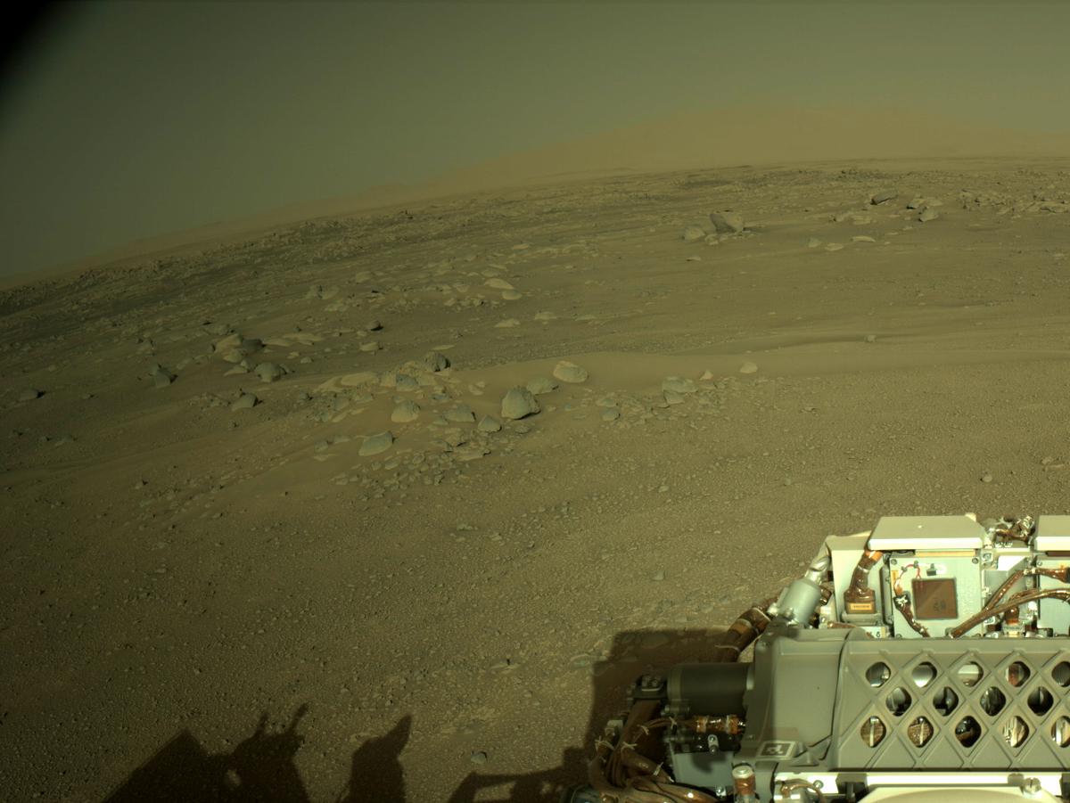 MarsMissionImgs's tweet photo. #PerseveranceRover #Mars #NASA #Sol123 #Space #Navcam https://t.co/wTSysfvRWP