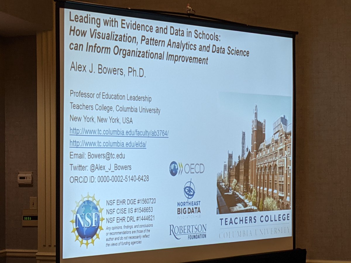 Alex_J_Bowers's tweet image. Thanks so much to @DATAG_NYS for the opportunity to talk about #DataScience #PatternAnalysis #EdTech and #AI for #EdData #Dashboards and #Earlywarning systems! #DATAGSummer2021 #DATAG
Slides here: datag.org/resources/docu…