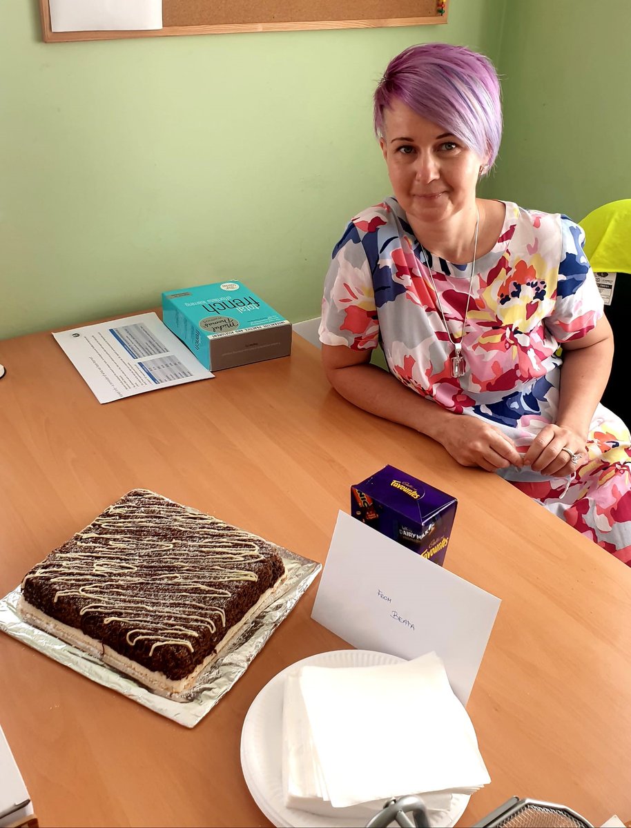 You'd think we had enough sweet stuff but when our ever colourful and hard-working kitchen assistant Beata made us all some Makowiec cake for her birthday, we scoffed the lot! Happy birthday Beata from us all