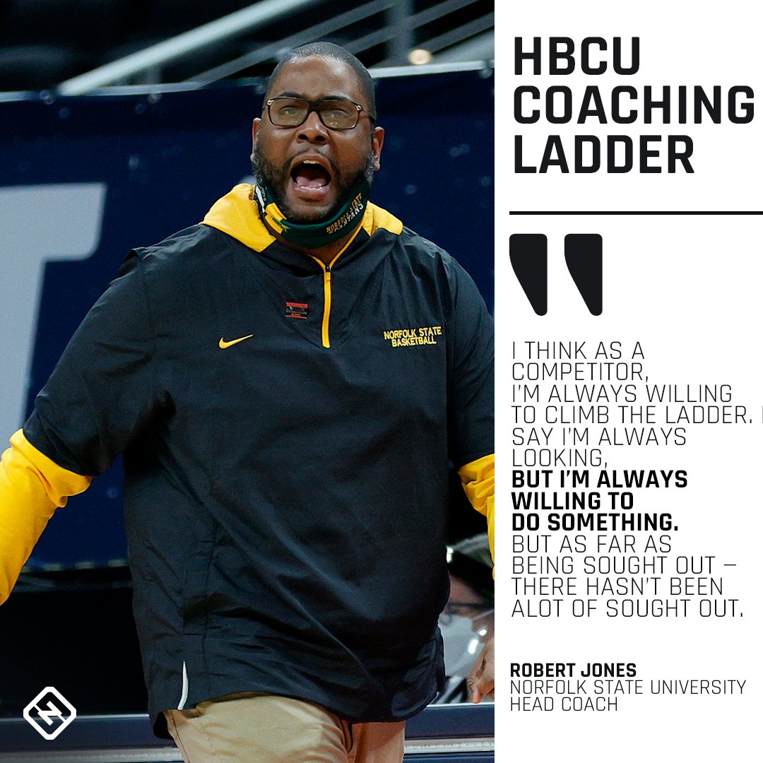 🏀 .742 winning % (5th best nationally)
🏀 2020 MEAC Tournament Champs
🏀 Beat App State in first round of 2020 NCAA Tournament

<a href="/Norfolkstate/">Norfolk State University</a> Men's basketball coach Robert Jones has the credentials, but hasn't moved up the "coaching ladder." readsn.com/3wMk6RA