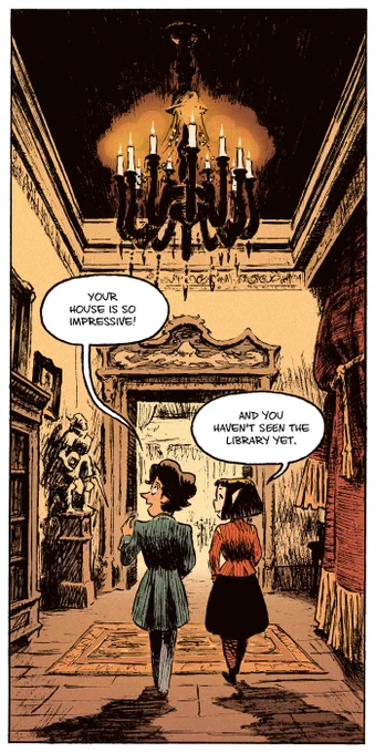 A quick reminder that an English digital edition of Hematite #1 is available via @EuropeComics. Here's some of the stuff you'll find in it: Baroque interiors! Teen angst! A phantom skeletal unicorn!
Comixology 👉 https://t.co/s75xYLzFTL
Izneo 👉 https://t.co/g3YGGFE9hQ 