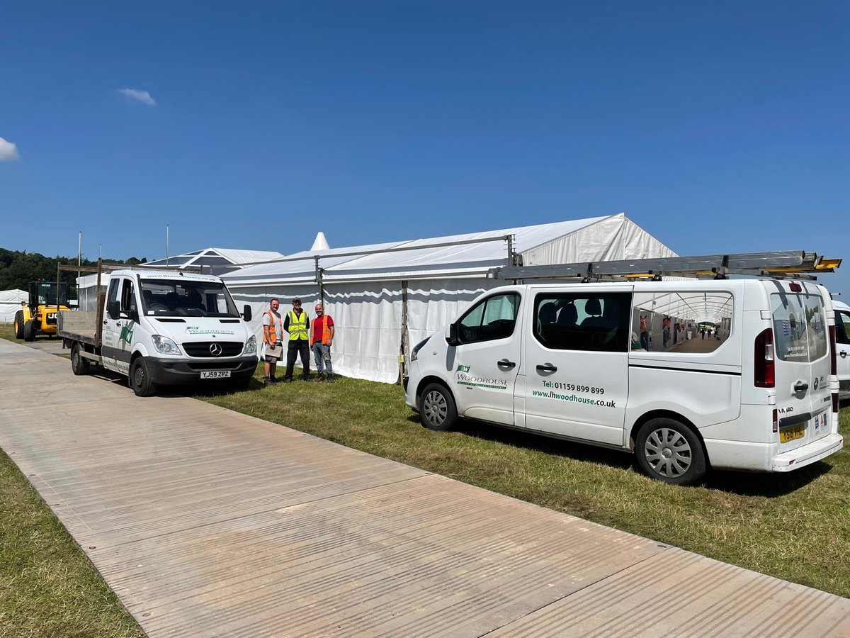 Final checks complete, all ready for the exhibitor move in! #gamefair #ragleyhall #wedoevents #events