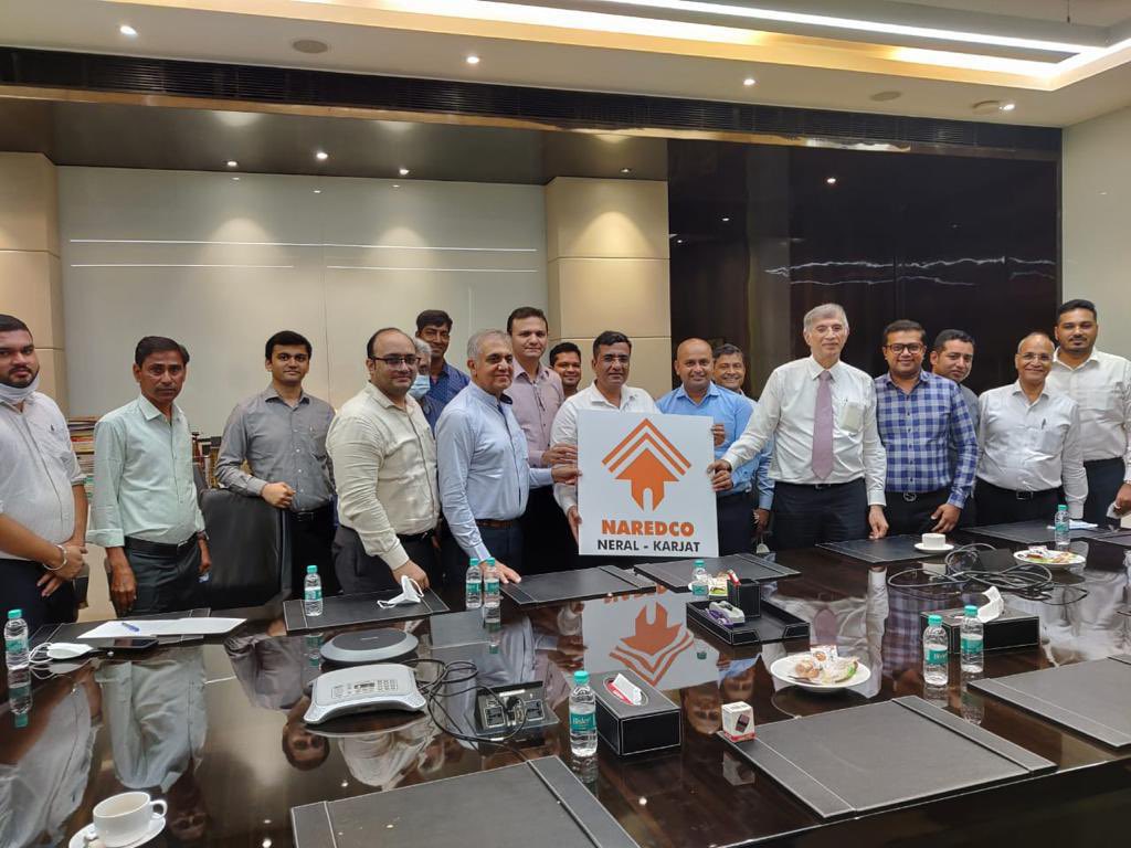 Gautamthacker's tweet photo. @NaredcoNational formally Launches @Naredco Neral Karjat unit today in the presence of @N_Hiranandani @AshokGMohanani #SandeepRunwal and other office bearers https://t.co/4odK77uoiL