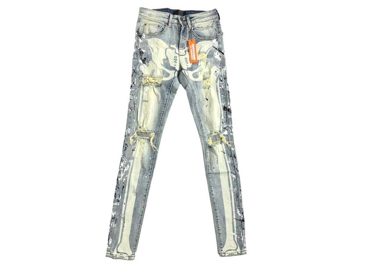 GiovanniParisLA's tweet photo. Bone Denim V2 Coming Soon🦴🔥 https://t.co/UtJ2j4Bta0