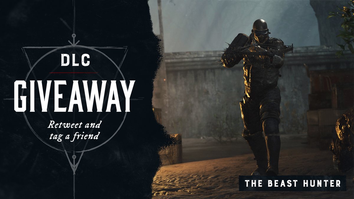 HuntShowdown's tweet image. 🎁Let's start the weekend right with a Beast Hunter Giveaway!🎁
 
Every 150 Retweets this post gets we are giving away 3 Beast Hunter DLCs on your platform! 😎

To enter make sure to follow us on Twitter and tag a friend in the comments below. 

Winners will be chosen next week!
