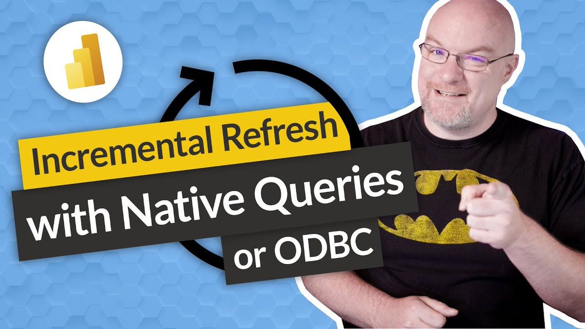 _MikeMcKinley_'s tweet image. @awsaxton shows you how to use #IncrementalRefresh with #NativeQueries.  This is great, because I always try to use native queries (or, better yet, views storing those native queries) as much as possible.

@GuyInACube #PowerBI

mckcons.co/sdh