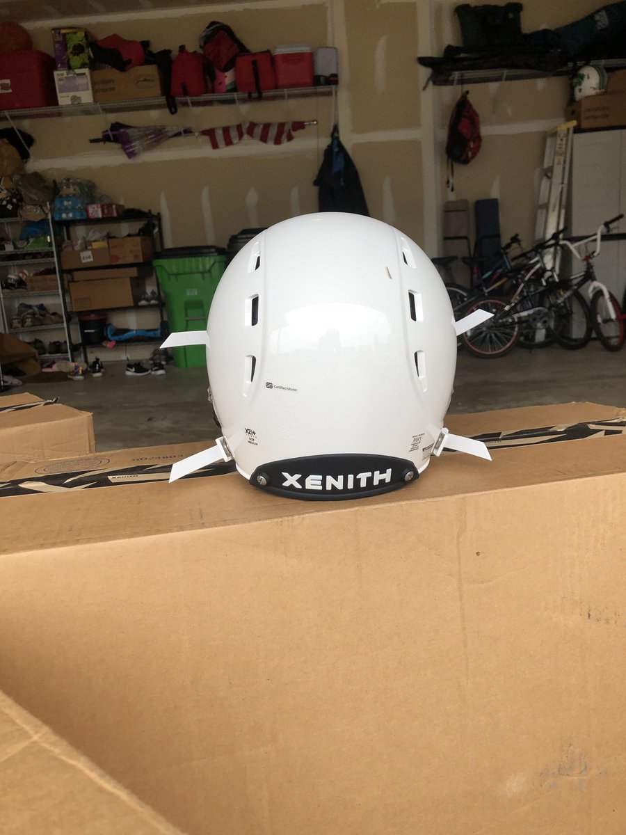 MayfieldWYFC's tweet photo. @MayfieldWYFC can’t thank  @XenithFootball and @BrownsYouthFB for the generous donation of 50 brand new helmets to our club. https://t.co/NLDBMBojEI