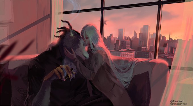 Commission for *secret information*⛔️
Chimera and Nine from  BNHA heroes rising movie
This could be us🥺🥺🥺🥺 