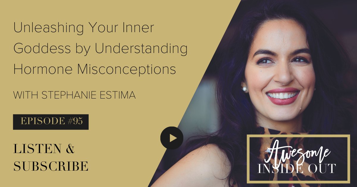 Discover a powerful mindset shift to celebrate your periods and balance your hormones—all in an empowering, meaningful way. Listen to my conversation with Dr. Stephanie Estima here: URL → apple.co/3rbA72o