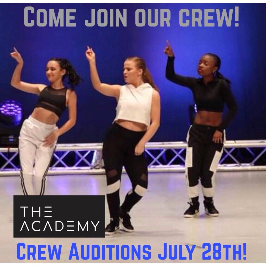 SDA_Dance's tweet photo. Hip Hop Crew Auditions July 28th no audition fee and you do not have to be a registered SDA dancer to audition 
 ages 7-11 4:00-5:00p.m
ages 12-14 5:00-6:00 p.m
ages 15 and up 6:00-7:15p.m. https://t.co/61ZZKtuGqd