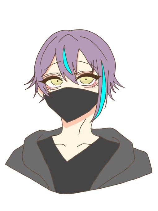 黒マスクのtwitterイラスト検索結果 古い順
