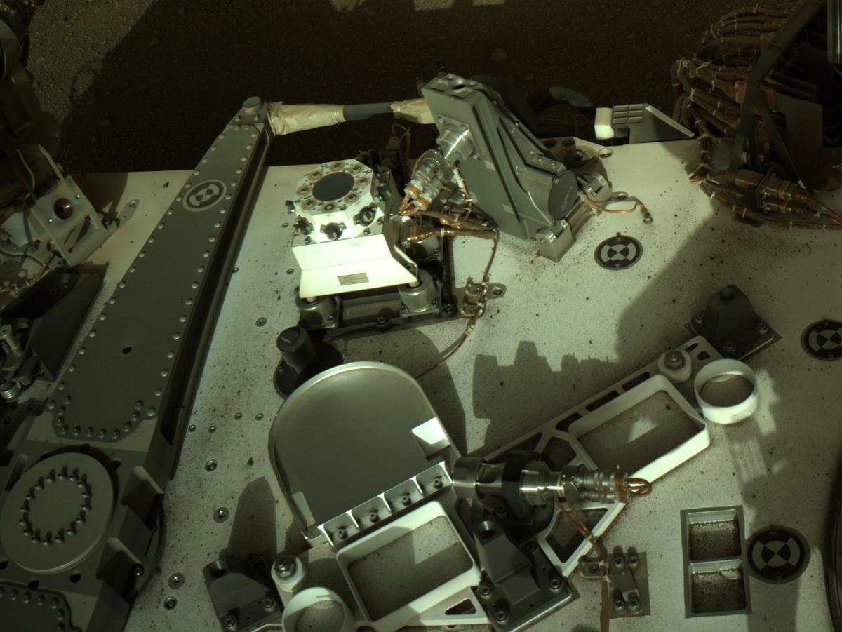 MarsMissionImgs's tweet photo. #PerseveranceRover #Mars #NASA #Sol123 #Space #Navcam https://t.co/iPzgbuFozc