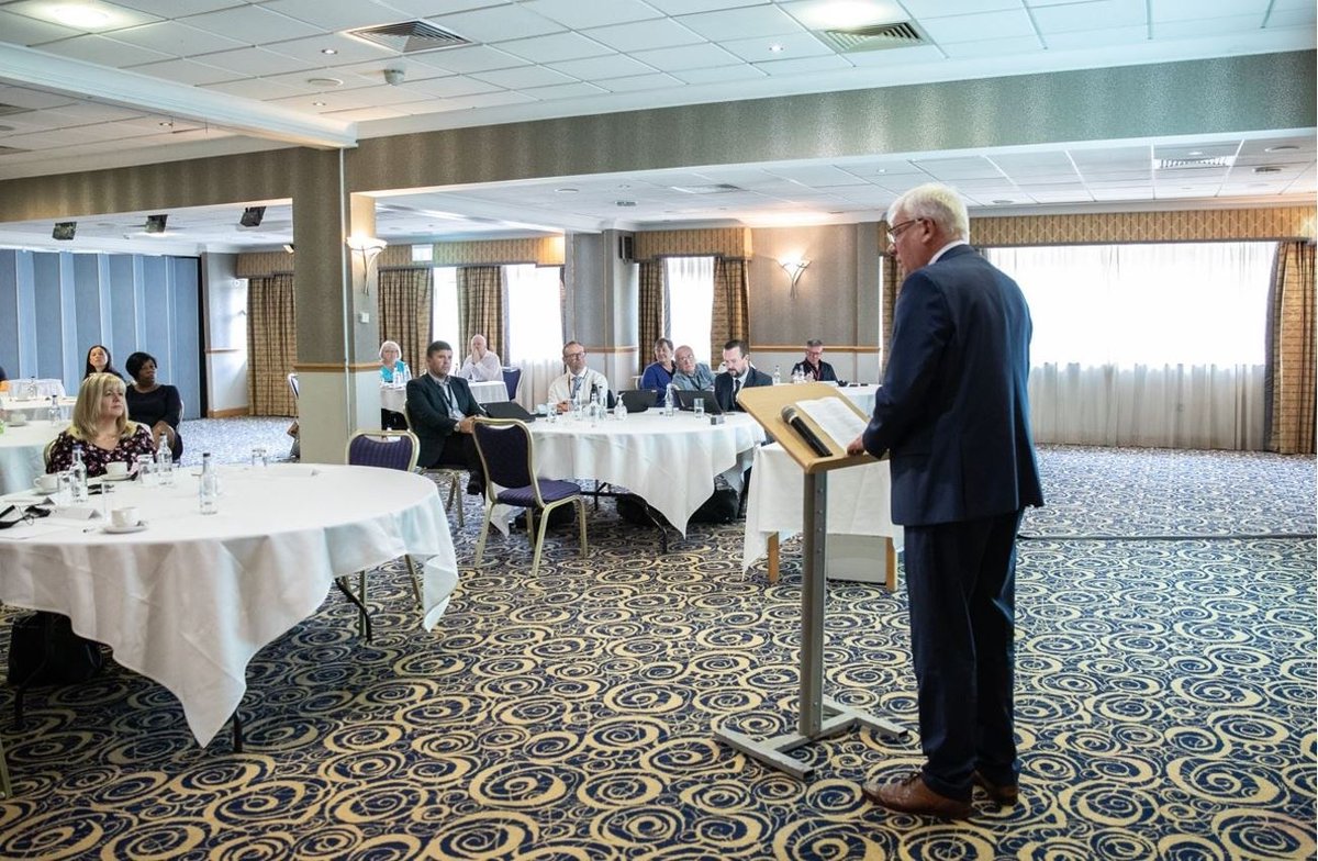 Knowsley_Leader's tweet photo. Yesterday felt like watershed moment in addressing violent crime and anti-social behaviour in our borough. To gather with so many individuals and organisations who share the same goal – making Knowsley safer for everyone – was inspiring. https://t.co/tYDd1ddHnD #CrimeSummit https://t.co/nnyQnGh8Yq