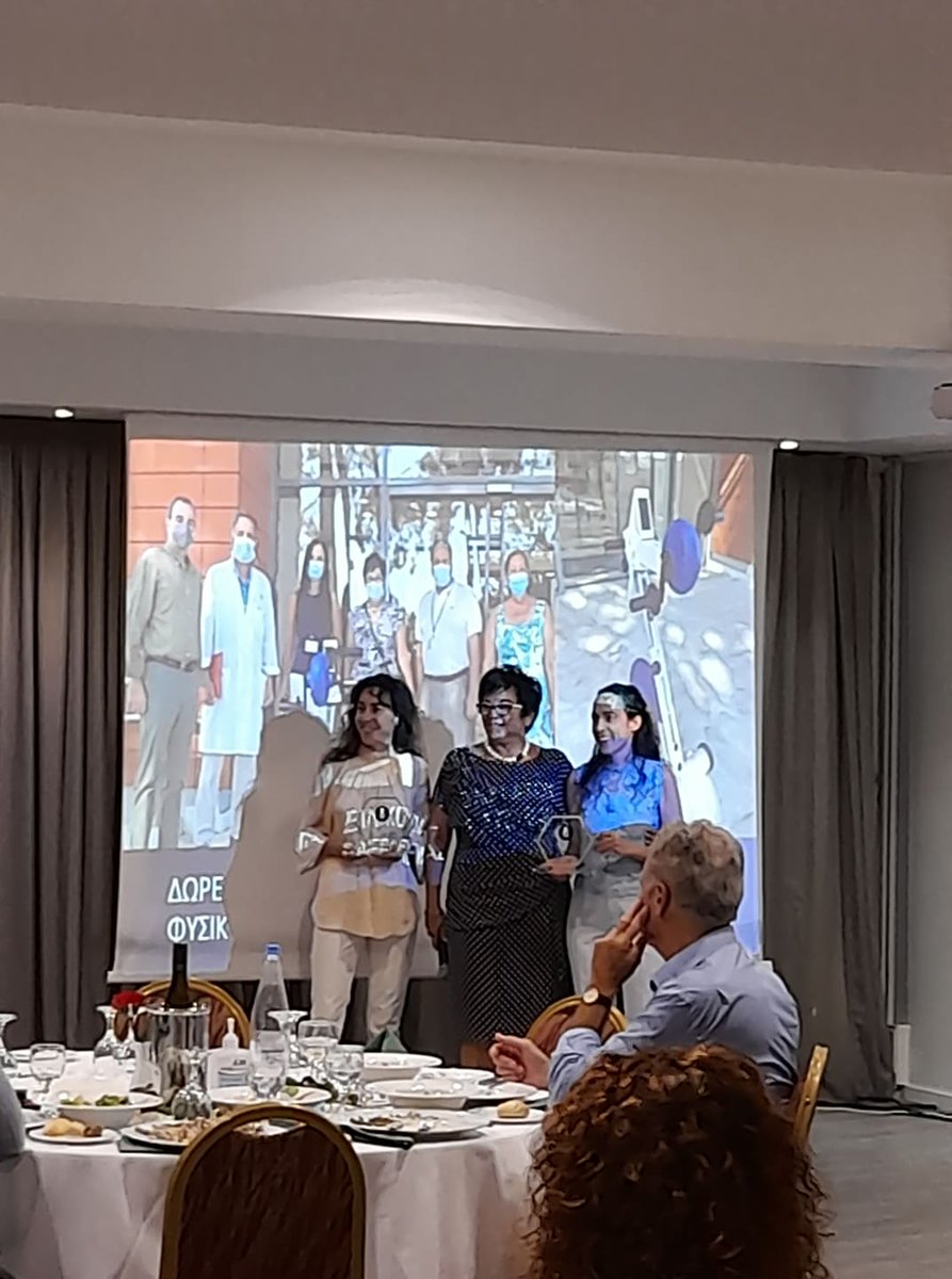 KapsetakiTwins's tweet photo. Delighted to share photos from last night’s Rotary Club “Heraklion-El Greco” ceremony where the President Mrs. Litsa Christodoulaki awarded Stephanie and Marianna for their overall achievements in #Science and #Music. https://t.co/H0a5piTHlU