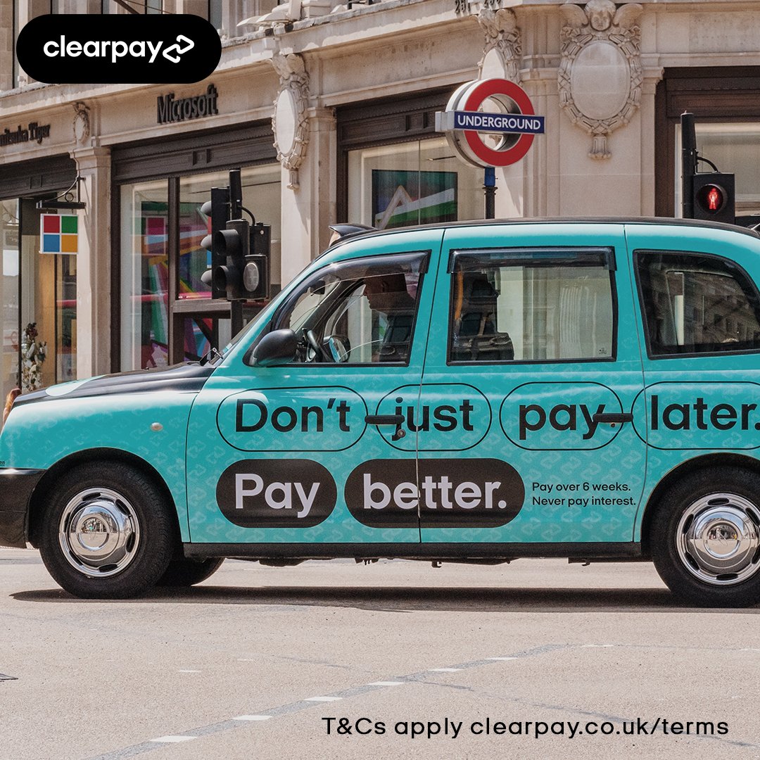 Clearpay_UK's tweet photo. CLEARPAY FAM 🚨 Have you seen us around recently? 👀 Comment your guesses below which city these billboards can be found! Spread your costs. Spread the Clearpay love.
T&Cs apply https://t.co/UIFJeFOUru
#clearpay #LiveClear #Shopping #PayOverTime #PayBetter #PayIn4 https://t.co/a31tCG7buS
