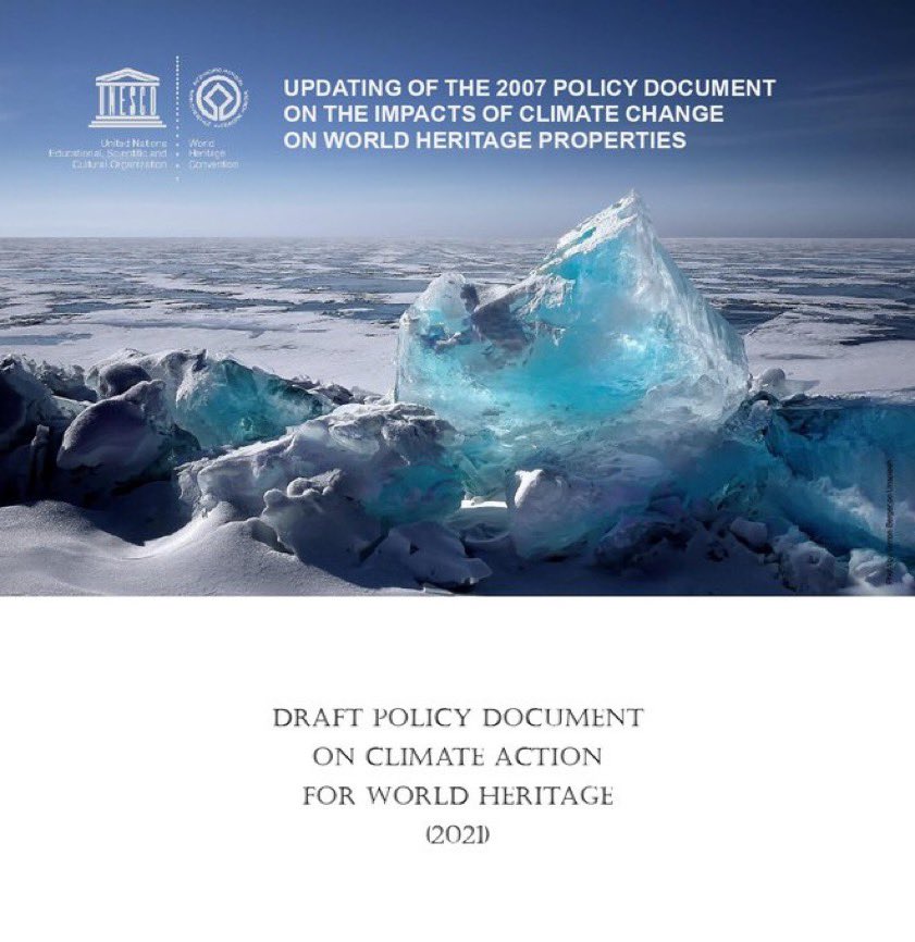 AndrewSPotts's tweet photo. “World Heritage properties are in urgent need of support in addressing the causes and impacts of climate change. The draft Policy promises to make an important contribution to meeting this need.” https://t.co/XtJXrqZHDb https://t.co/19DsSzFH2O