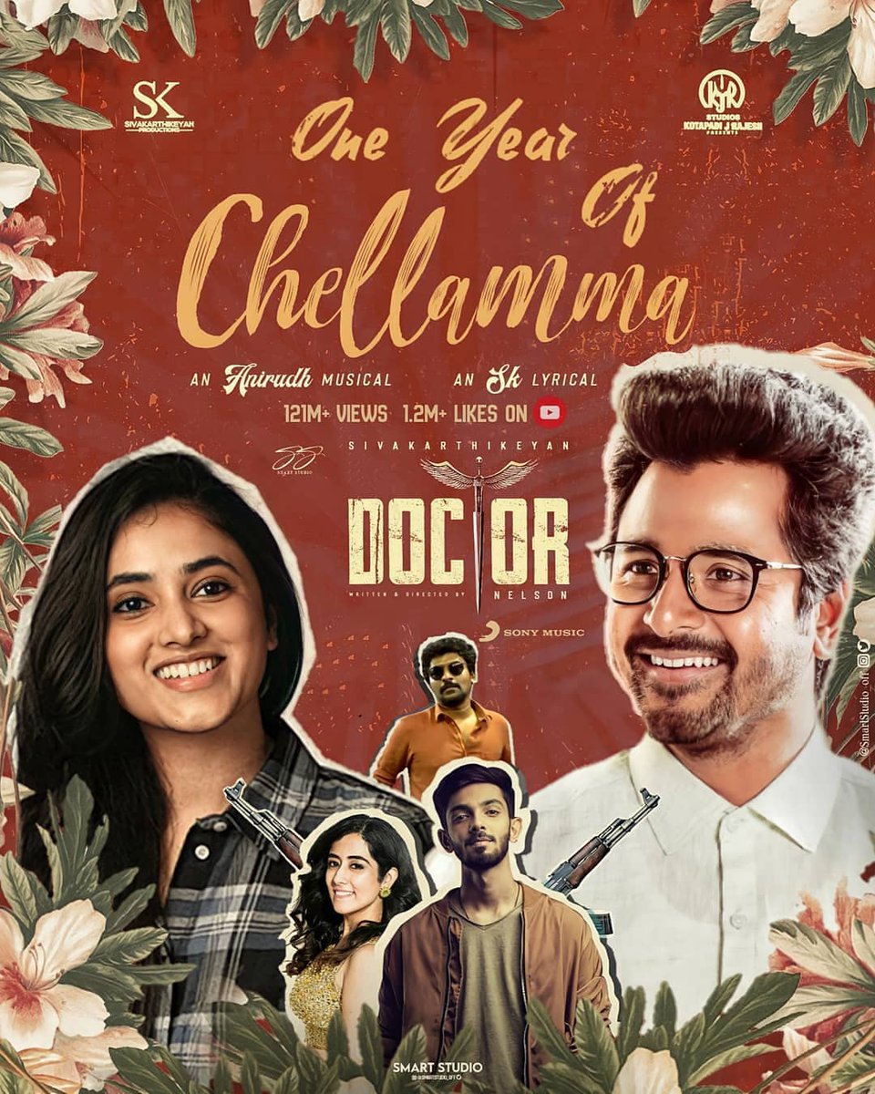 Sivakarthi_Goms's tweet photo. It's #OneYearofChellamma โค๏ธ
Crazyyyyy Naughtyyyyy Funnnnn overloadeddddd one๐ฅณ๐ฅณ๐ป๐ป๐๐
Virallll Literally The Virallll one is #ChellammaDanceChallenge ๐
@Siva_Kartikeyan @anirudhofficial @Nelsondilpkumar This TRIO๐ฅณ๐ฅ๐๐น
Ruling still wit121M views wit 1.2M likes on YT๐๐ https://t.co/DTfko0v8GG