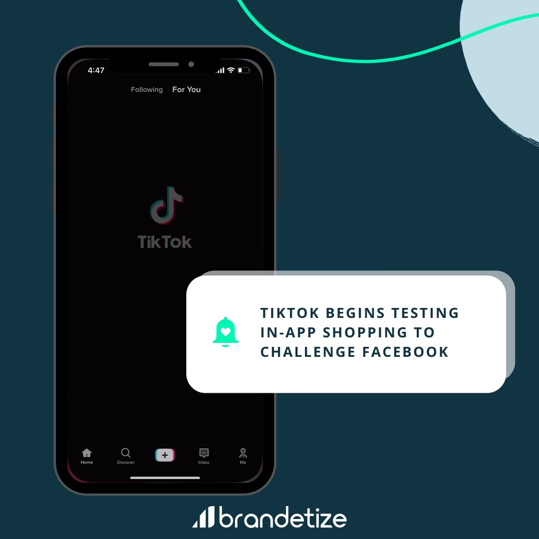 Watch out Facebook, TikTok reported testing In-App shopping to further blur lines between social media and online shopping.  Do you think #TikTok trump Facebook in the e-commerce/social media space? Let us know below👇